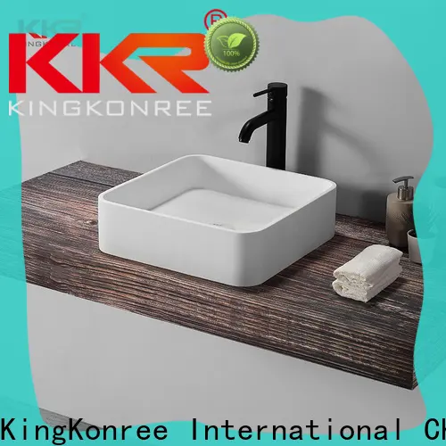 KingKonree elegant small countertop basin supplier for home 1