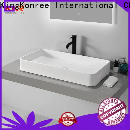 KingKonree top mount bathroom sink customized for room2 1