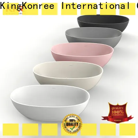 KingKonree solid surface freestanding tub ODM 1