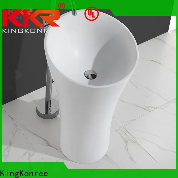 marble freestanding bathroom basin factory price for home 1