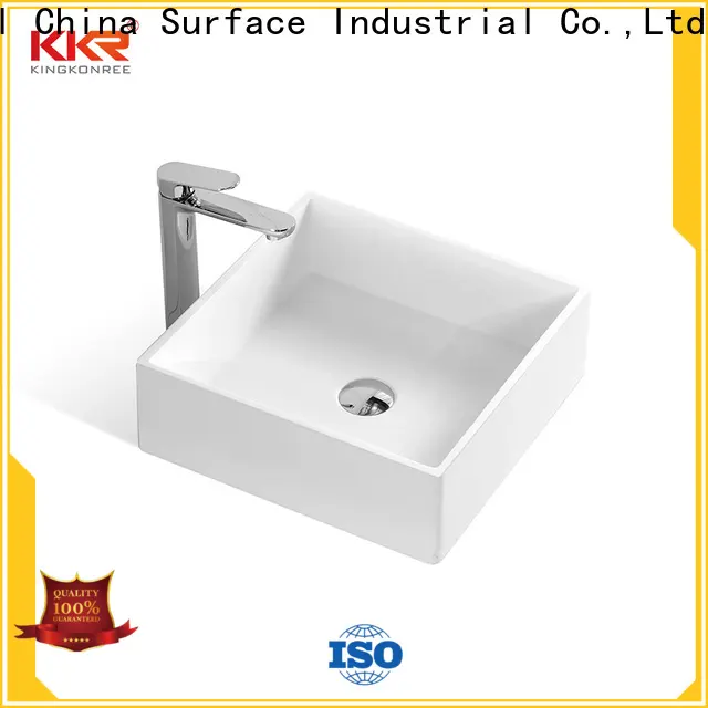 KingKonree black above counter vessel sink supplier for room 1