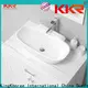 KingKonree white small countertop basin supplier for home 1