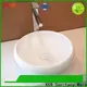 KingKonree white top mount bathroom sink design for restaurant 1