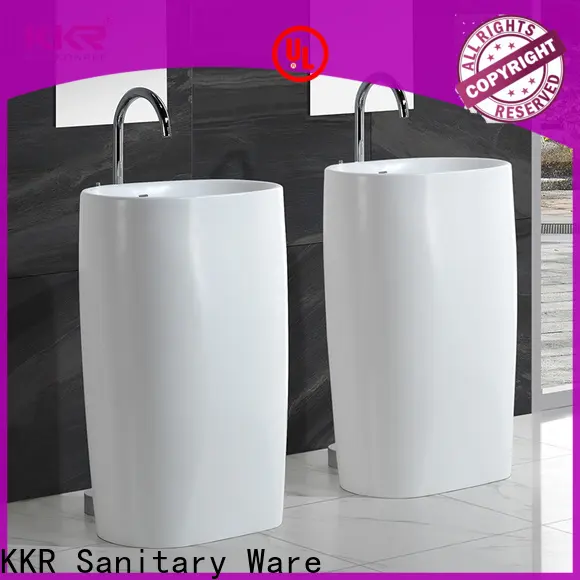 KingKonree rectangle free standing wash basin design for hotel 1