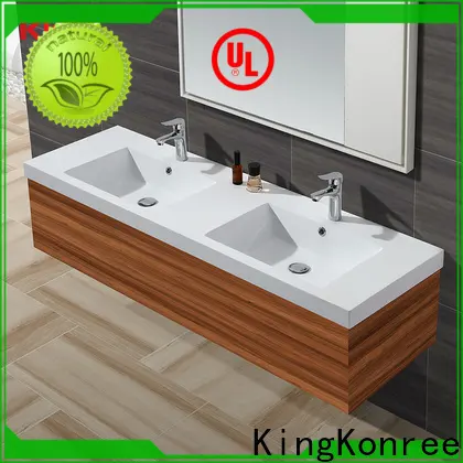 solid surface rectangular wash basin customized for motel 1