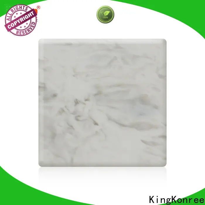 KingKonree marble acrylic solid surface sheet from China for room 1