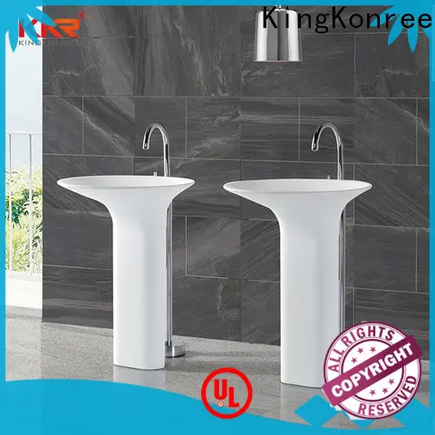gel freestanding bathroom basin customized for motel 1