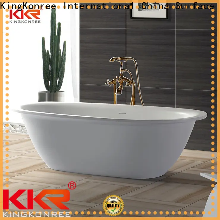 KingKonree standard rectangular freestanding bathtub custom for hotel 1