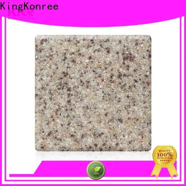 KingKonree grey acrylic solid surface customized for hotel 1