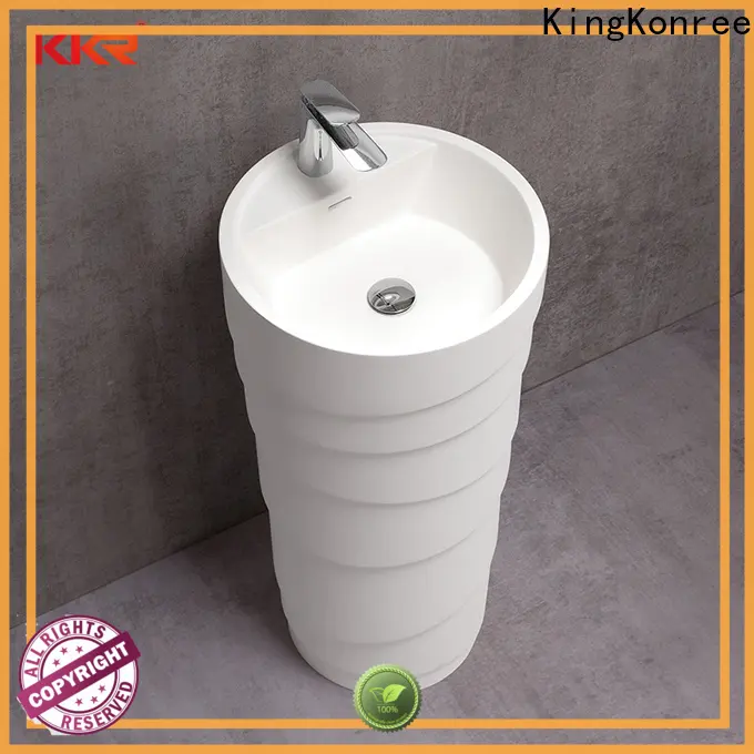 marble freestanding basin factory price for hotel 1