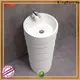 marble freestanding basin factory price for hotel 1