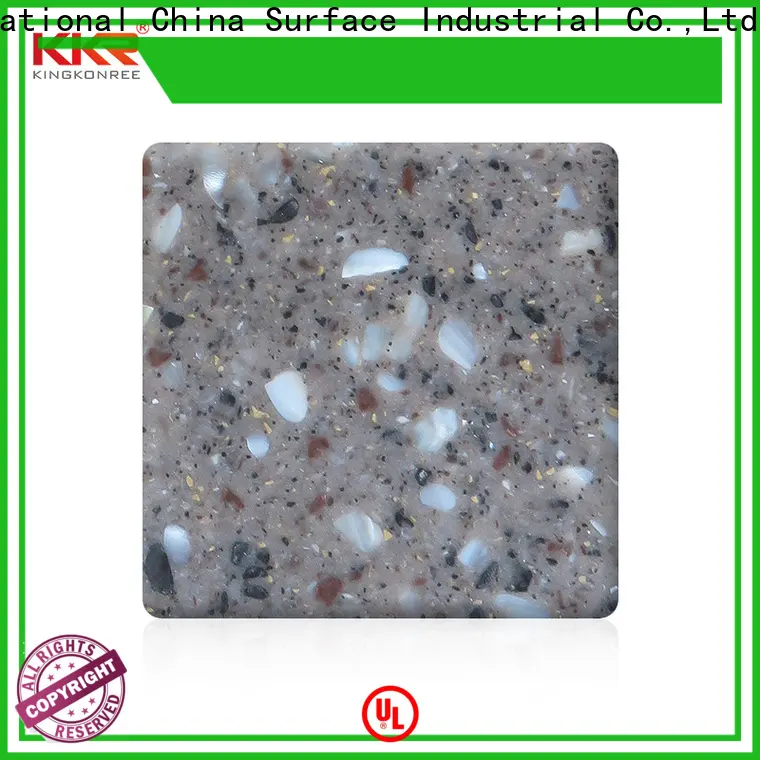 KingKonree solid surface countertop material customized for hotel1 1