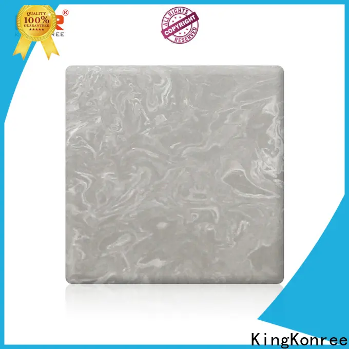 KingKonree marble acrylic solid surface design for hotel 1