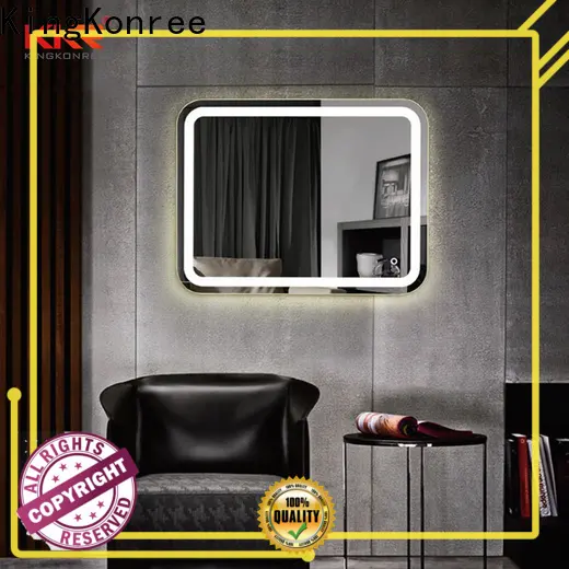 led light large vanity mirror customized design for toilet 1