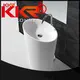 sturdy freestanding pedestal sink design for hotel 1