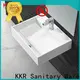 KingKonree square wall hung vanity basin supplier for toilet 1
