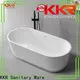 KingKonree overflow acrylic freestanding tub custom for shower room 1