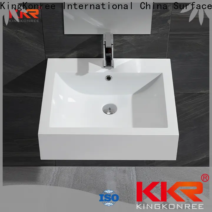 KingKonree solid surface wash basin on-sale 1