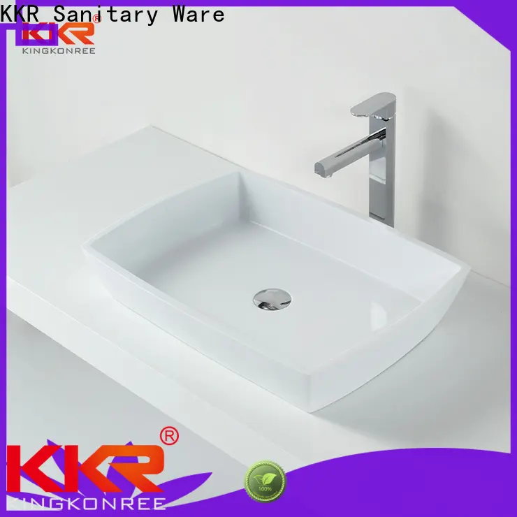 reliable above counter vessel sink customized for hotel 1