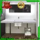 quartz stone solid surface bathroom countertops customized for hotel 1