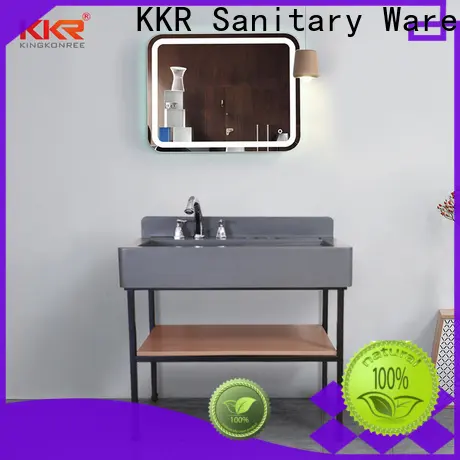 KingKonree solid stone countertops latest design for bathroom1 1