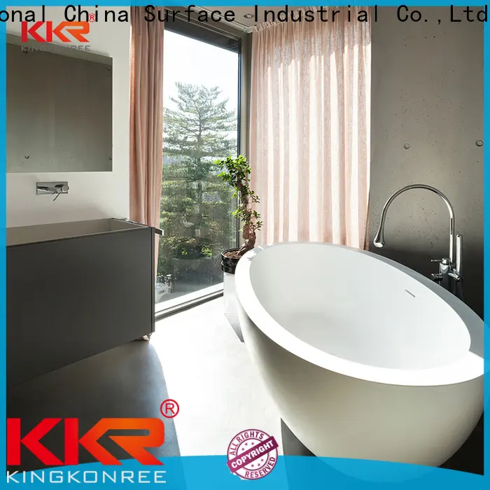 KingKonree practical solid surface bathtub ODM for shower room 1