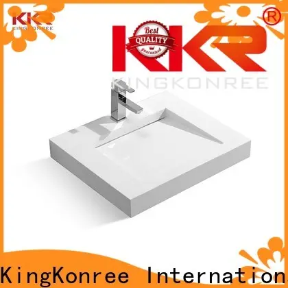 KingKonree concrete wash basin models and price design for bathroom 1