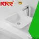 KingKonree excellent top mount bathroom sink at discount for hotel 1