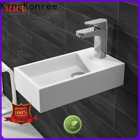 sturdy wall hung wash basin supplier for hotel 1