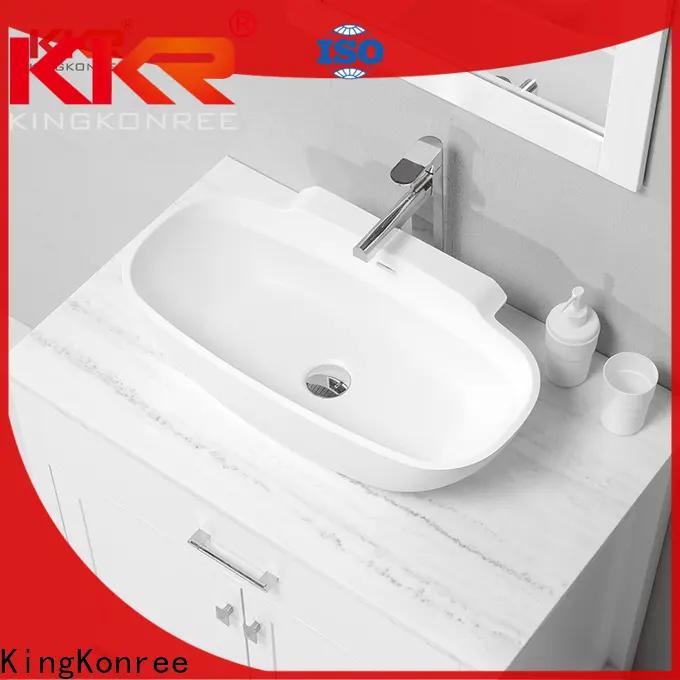marble above counter vanity basin manufacturer for restaurant 1