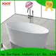 KingKonree durable round freestanding bathtub custom for family decoration 1