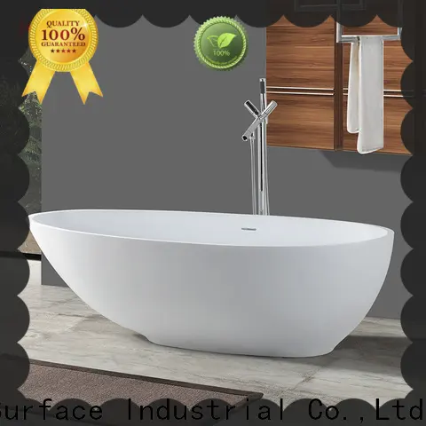 KingKonree solid surface bathtub custom for hotel 1