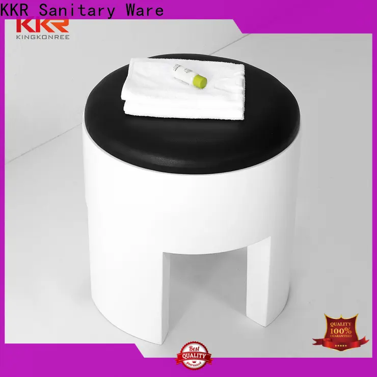 sparkle acrylic shower stool bulk production for hotel 1