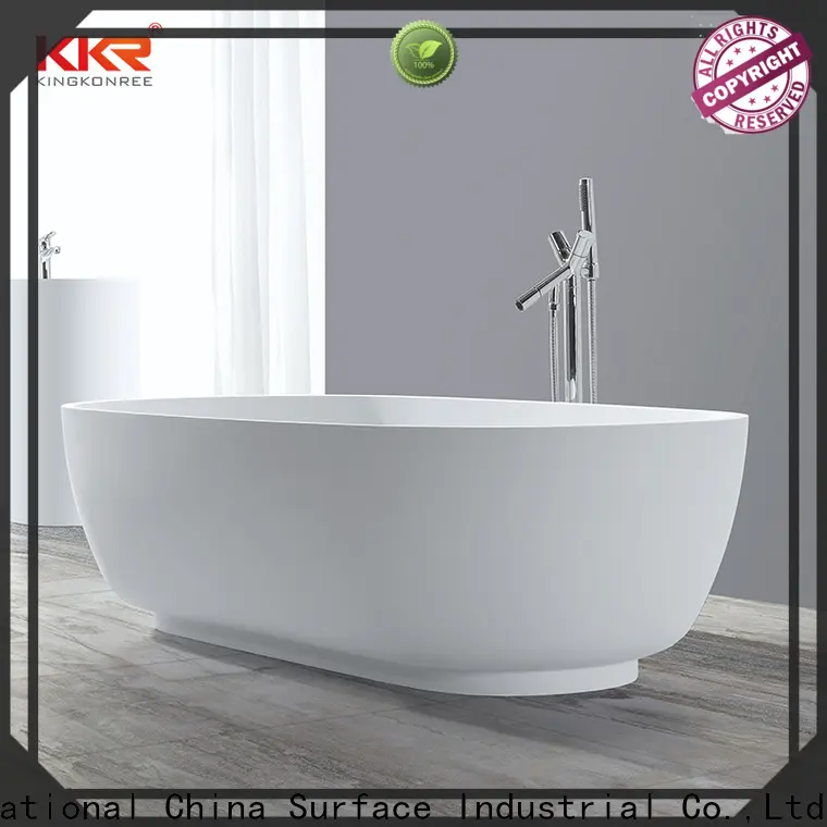 overflow stone resin bath at discount for shower room 1