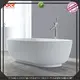overflow stone resin bath at discount for shower room 1