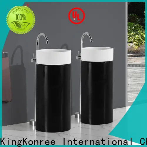 pan shape stand alone bathroom sink manufacturer for home 1
