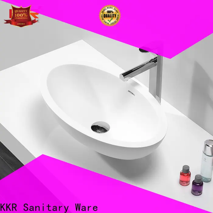 KingKonree durable above counter sink bowl cheap sample for hotel 1