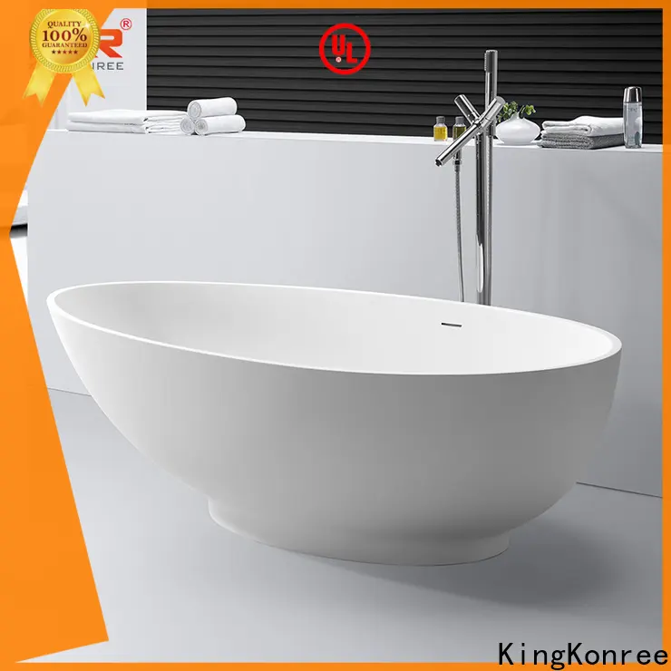 KingKonree stone resin bathtub custom1 1