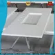 KingKonree royal hard surface countertops under-mount for bathroom 1