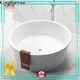 practical stone resin freestanding bath OEM for hotel 1
