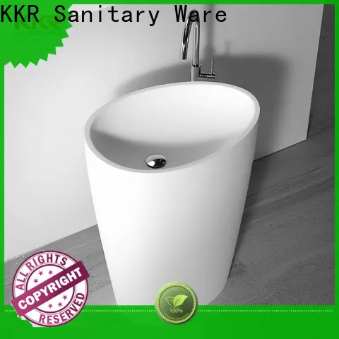rectangle free standing wash basin design for hotel 1