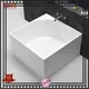 white freestanding soaking bathtub at discount for hotel 1