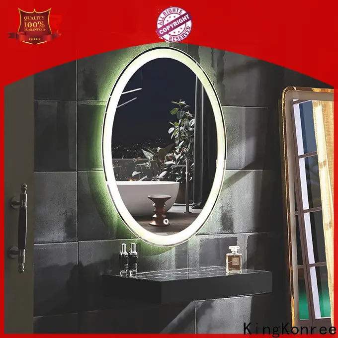 KingKonree wall-mounted unique bathroom mirrors customized design for home 1