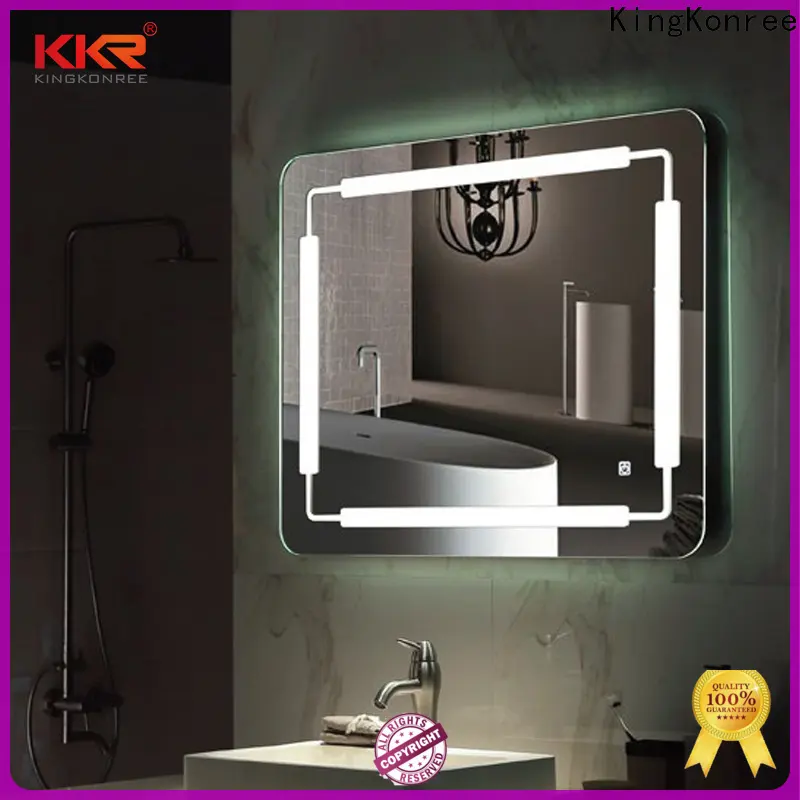 KingKonree small custom bathroom mirrors supplier for hotel 1
