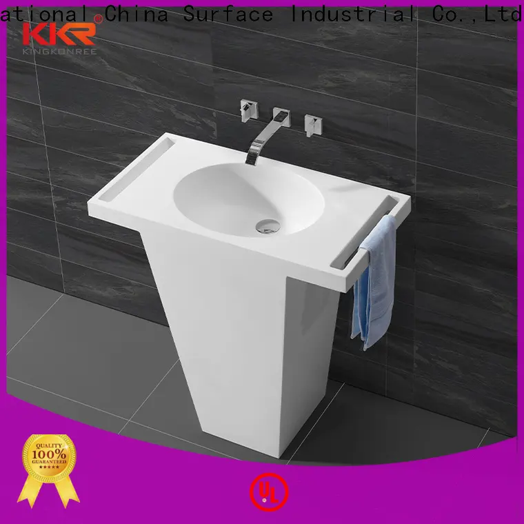 KingKonree durable solid surface sink for wholesale for bathroom 1