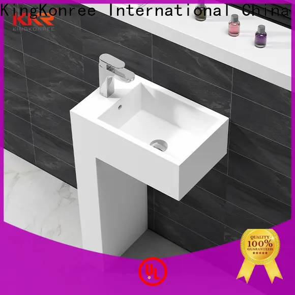 KingKonree professional stand alone bathroom sink customized for home 1