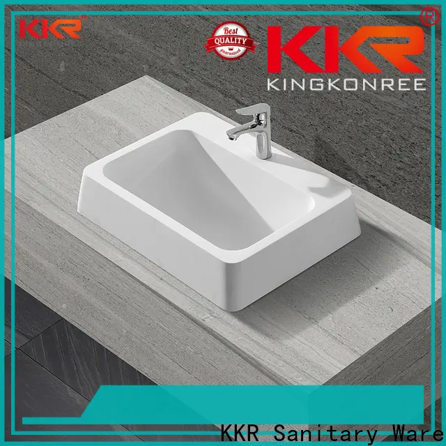 KingKonree professional corian sinks for wholesale for shower room 1