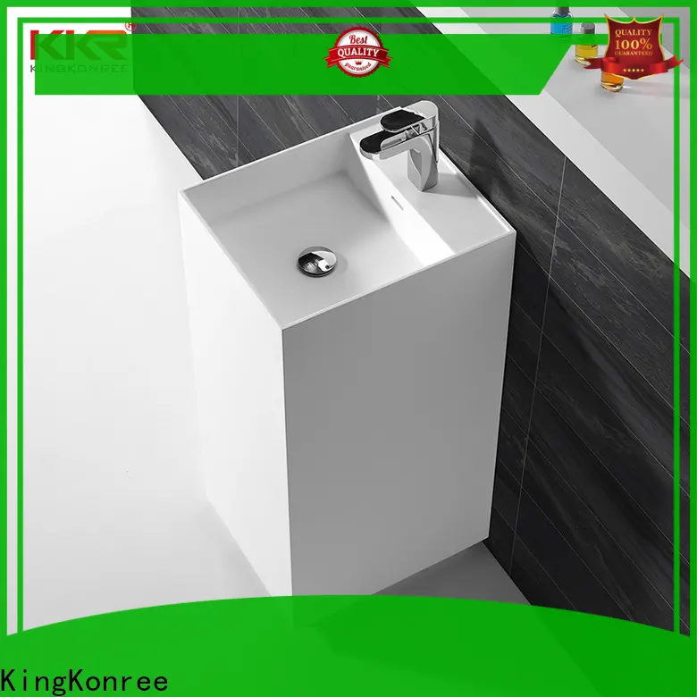 KingKonree rectangle basin stands for bathrooms factory price for hotel 1