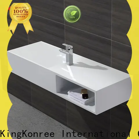 KingKonree solid surface basin on-sale for bathroom 1