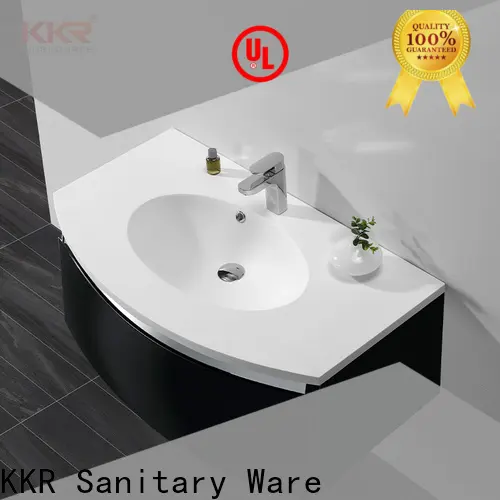 KingKonree toilet basin cabinet customized for motel 1